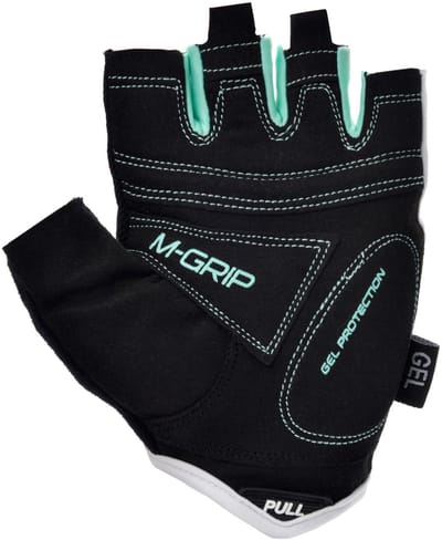 Meteor Gel GX37 - Fietshandschoenen - Maat L, wit/mint