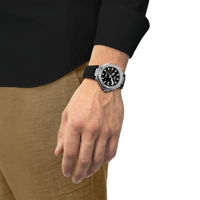 Tissot Zwarte Wijzerplaat Heren Modehorloge T141.807.17.051.00 zwart