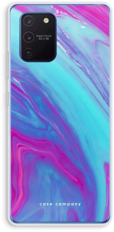 Case Company® - Hoesje geschikt voor Samsung Galaxy Note 10 Lite hoesje - Zweverige regenboog - Soft Cover Telefoonhoesje - Bescherming aan alle Kanten en Schermrand