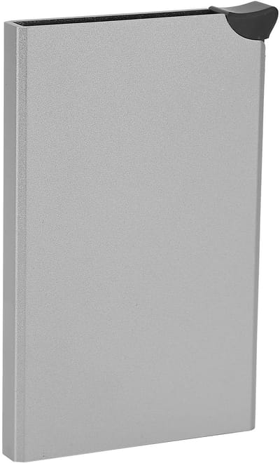 Dailygoods- Creditcardhouder RFID-blokkering - Automatische Pop-up Portemonnee - Aluminiumlegering - PU-leer - Slijtvast en Duurzaam - Comfortabel Handgevoel