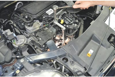 Wurth - Speciale ringsleutel voor oliefilter met ratel, AF 27 Voor Ford, PSA en Jaguar - Speciale ringsleutel voor oliefilter met ratel, AF 27 Voor Ford, PSA en Jaguar x 1 st