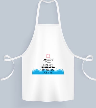 Akyol - 's werelds beste badmeester Keukenschort - Badmeester - badmeesters - 's werelds beste badmeester - cadeau badmeester - zwemmen - zwemdiploma - cadeau - kado - gift - geschenk - vaderdag - lifeguard - 82 bij 71 cm