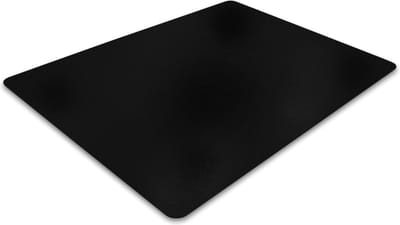 Vloerbeschermer PVC - Zwart - Harde vloer - 90x120cm