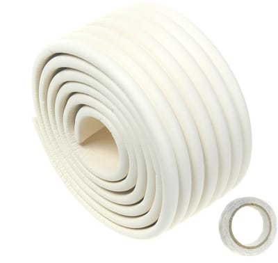 Dailygoods- Schuimbeschermer 2 m x 80 mm - Multifunctionele Anti-Botsing - Veiligheidsbescherming - Kinderbeveiliging - Oppervlaktebescherming - Universele Kussenbumper