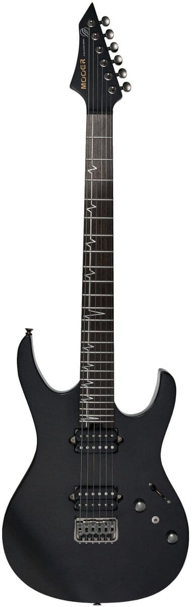 Mooer MMT100 Pearl Black elektrische gitaar met gigbag
