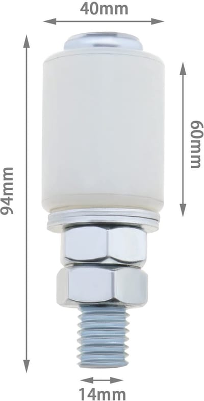 Dailygoods - Schuifdeur Roller - Nylon Rollers - Duurzaam en Flexibel - 40 mm x 60 mm - Deur Accessoires - Geschikt voor Garage Deuren