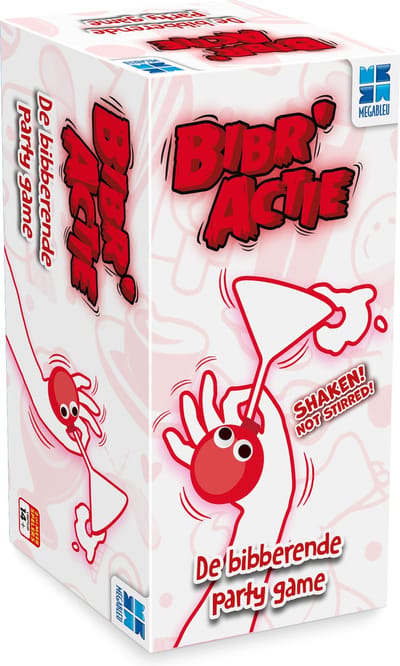 Megableu Bibr'Actie - Hilarisch Partyspel met Bibberende Uitdagingen - Actiespel voor Familie en Vrienden - 2-6 Spelers - Vanaf 14 Jaar