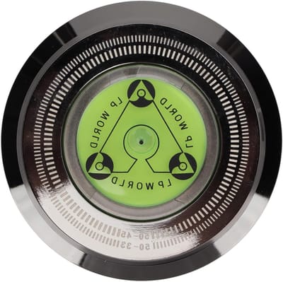 Platen Stabilisator - Draaitafel Gewicht - Vinyl Luisteren - Precisie Waterpas - 7 mm Spil - Helder Zwart