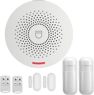 Draadloos Alarmsysteem - Slimme Beveiliging - Thuis Beveiligen - App Controle - 50 Detectoren - Wit