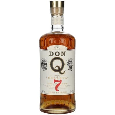 Don Q Rum Don Q RESERVA Añejo 7 Años Puerto Rican Rum 40% Vol. 0,7l