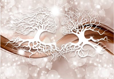 Fotobehangkoning - Behang - Vliesbehang - Fotobehang - Structure of Love - Kunst - 300 x 210 cm