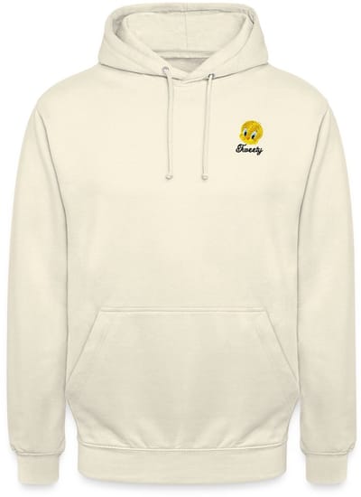 Looney Tunes Tweety Portret Borduurwerk Hoodie Unisex