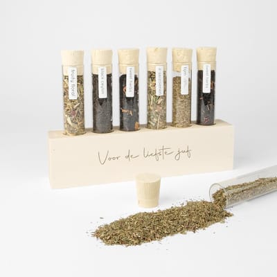 Theeset - Thee cadeau - Thee - Cadeau juf - Cadeau juf einde schooljaar - Juf bedankt - Voor de liefste juf - Geschenkset - Keuken cadeau