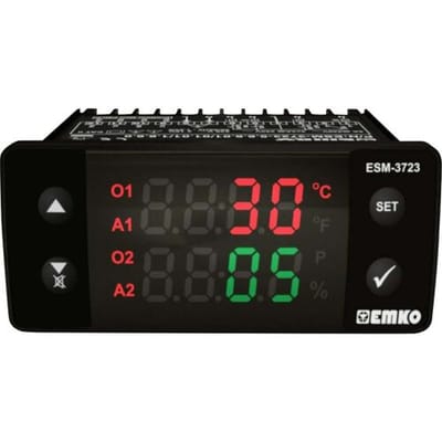 Emko ESM-3723.5.6.6.0.1/01.01/1.6.6.0 Tweestanden- en PID-regelaar Temperatuurregelaar ProNem Mini Relais 5 A (l x b x h) 65 x 76 x 35 mm