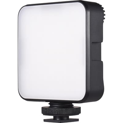 Andoer ST81 Zakformaat Oplaadbare LED Videolamp Fotografie Invullicht 2500K-9000K Tweekleurig zwart
