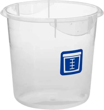 Rubbermaid Ronde voedselcontainer 7,6 liter Verse Vis - Kunststof - Transparant - Blauw - HACCP