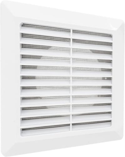 Ventilatierooster met Insectenbescherming en Ronde Aansluiting Ø100mm