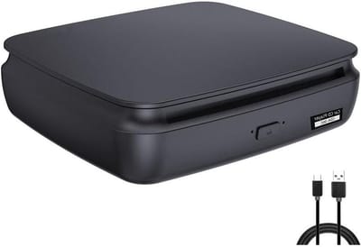 Draagbare CD-speler - Externe Drive - Muziek Afspelen - Alles-in-één Audio - Compact Formaat - Zwart