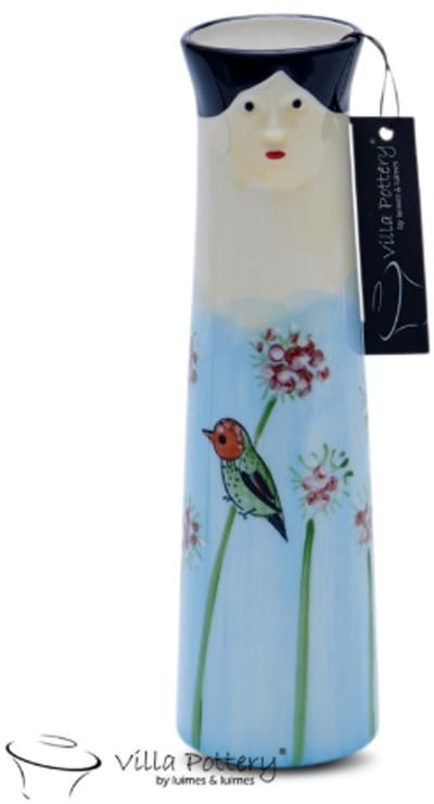 Vaas - Villa Pottery - Woondecoratie - Decoratie - Porselein - Waterdicht - Garden Pleasure 1C