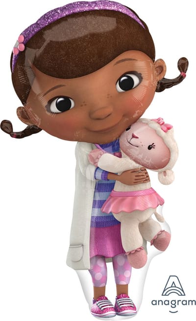 Amscan - Nickelodeon - Doc McStuffins - Speelgoed Dokter - Folie ballon - Helium ballon - 55 x 88 cm - Kinderfeest - Verjaardag - Versiering.