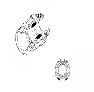 Niedax 1250M2516 KLEI WARTELS M 25 POLY.11-24MM per 50
