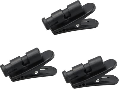 Dailygoods - 3 Stuks Hoofdtelefoon Kabelclips - 360° Draaibaar
