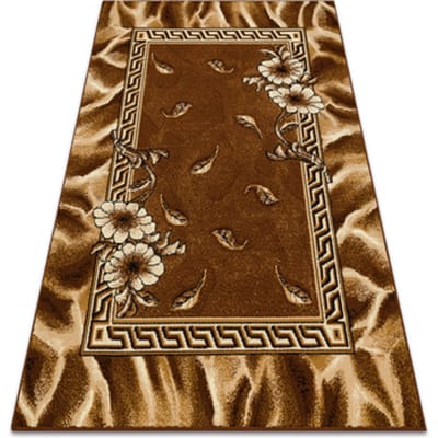 Kleden Rugsx Tapijt BCF Morad TRIO Klassiek bladje, bloemen 60x110 cm