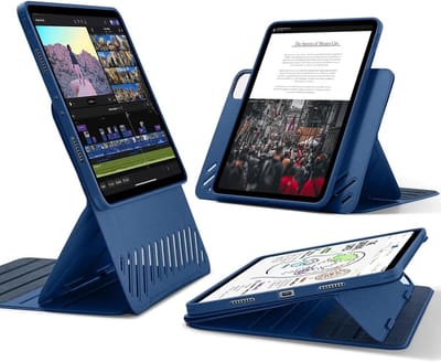 ESR Shift - Hoes Book Case Geschikt voor iPad Pro 11 (2024/2025) - Handige Sleep/Wake Functie - Blauw