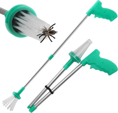 Insectenvanger voor Spinnen en Insecten - Lang Handvat - Levend Vangen - Insecten Verwijderaar - Huisvriendelijke Spinnenval