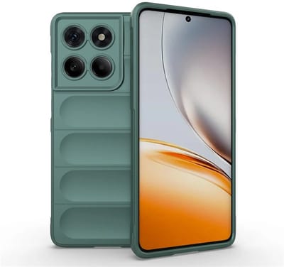MobyDefend Hoesje - Geschikt voor Motorola Edge 60 / Motorola Edge 60 Fusion - TPU Gripcase - Groen