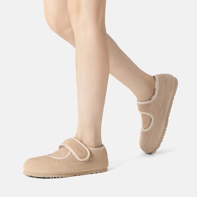 EVER AU Australië Vrouwen Teal Verstelbare Band Sheepskin Slippers