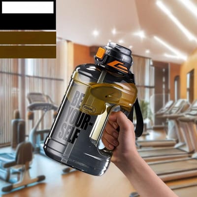 Bouteilles d'eau de sport portables en Tritan de 1600 ml pour enfants, articles de boisson pour la maison et la cuisine, bouteille d'eau, camping, gobelets en plastique pour fête 1600-2500ml gray