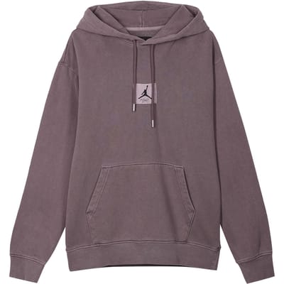 Sweatshirts Jordan Homme Violet à Capuche Non Amovible Modéré Autre M gray