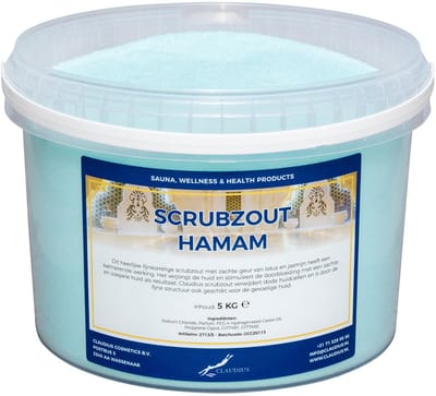 Scrubzout Hamam 5 KG - Hydraterende Lichaamsscrub