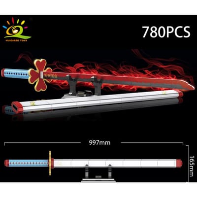Samurai Zwaard Bouwstenen Ninja Blade Katana Japanse Anime Vlinder Nichirin Mes Stenen Kinderspeelgoed voor Volwassenen NO BOX