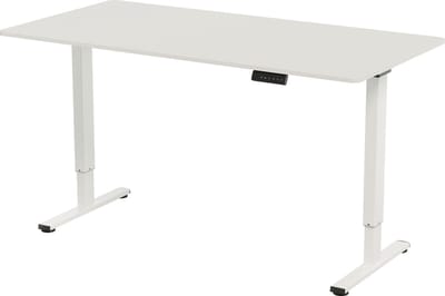 Vestland - Zit-sta Bureau Elektrisch In Hoogte Verstelbaar - Conform ARBO-norm - Geheugenfunctie - 160 x 80 CM - Dubbele Motor - Wit