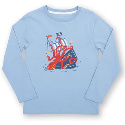 Kinder-T-shirt met lange mouwen Kite Kraken