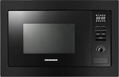 Inbouw Magnetron - Compacte Oven - Snel Eten - Grillfunctie 900W - 25 Liter - Zwart