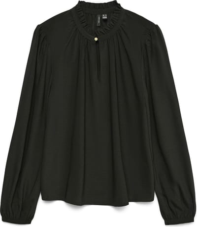 Vero Moda Mani LS Frill Top Dames - Maat M
