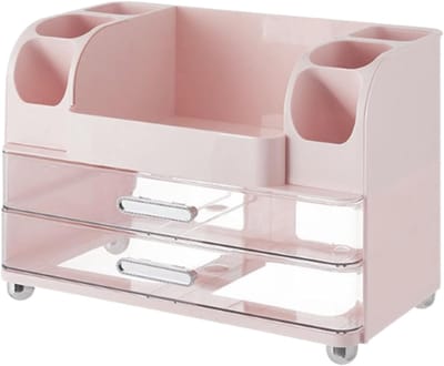 Lade Organizer - Cosmetica Opberger - Make-up Sorteren - Met Laden - 28 x 233 x 28 cm - Roze