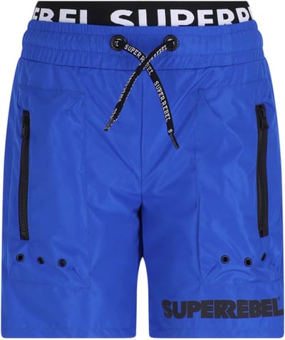 SuperRebel R601-6600 Jongens Zwembroek Fluo Kobalt Maat 10-140