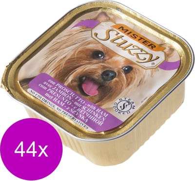 Mister Stuzzy Dog Paté 150 g - Hondenvoer - 44 x Ham
