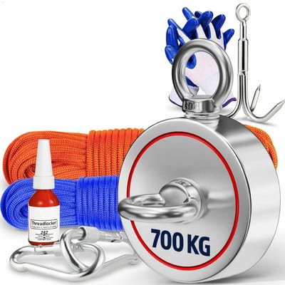 DailySupplies® Magneetvissen Starterspakket - Magneetdetectors Kinderen en Volwassenen - Zilver