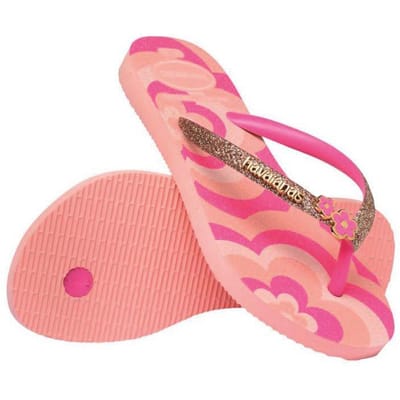 Havaianas HAV. KIDS SLIM GLITTER II BLOSSOM/Roze FLUX Meisjes Slippers - blossom/Roze flux
