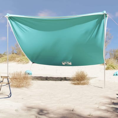 Vidaxl Strandoverkapping, Met Verzwaringszakken, Groen, 304X300 Cm