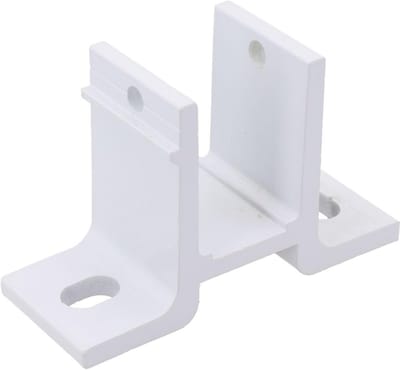 Witte Beugel voor Luifel Montage 40mm Vierkante Pijp Ondersteuning
