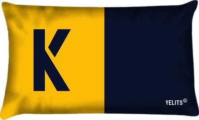 Sierkussen - Buitenkussen Seinvlag Letter K Waterafstotend Bootkussen - Multicolor - 60 Cm X 40 Cm