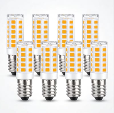 NETTLIFE E14 LED - LED Lampen - Transparant - Ø 1.55 cm - Filament lamp - 2700K Warm Wit Licht - 2.5W - Vintage Gloeilamp - retro Lichtborn - 8 Stuks