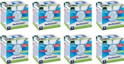 Bison - Vochtvreter Ambiance Neutral Navul Tabs - 8 x 2 x 100 gr - Voordeelverpakking