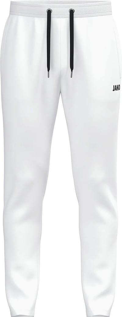 JAKO Joggingbroek One Cotton wit kindermaten 8401k-000